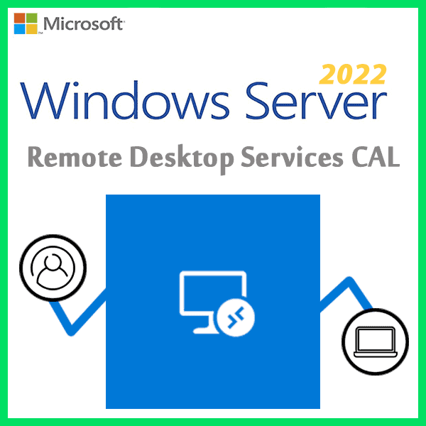 Windows Server 2016 – 2019 – 2022 Remote Desktop Services 50 Device Cals